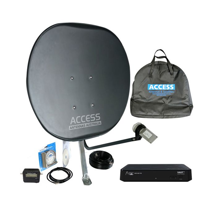 portable satellite dish for caravan and camping
