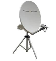 "NEW 2024 Model" 65cm Travel Vision R7 Portable Fully Automatic Satellite System Multi Purpose Use