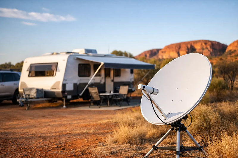 Caravan Satellite Setup Guide for AU Travellers