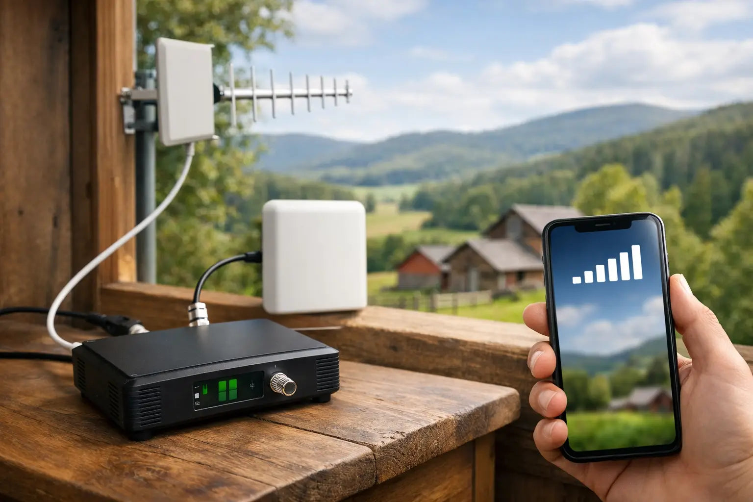 Mobile Signal Booster for Rural Areas