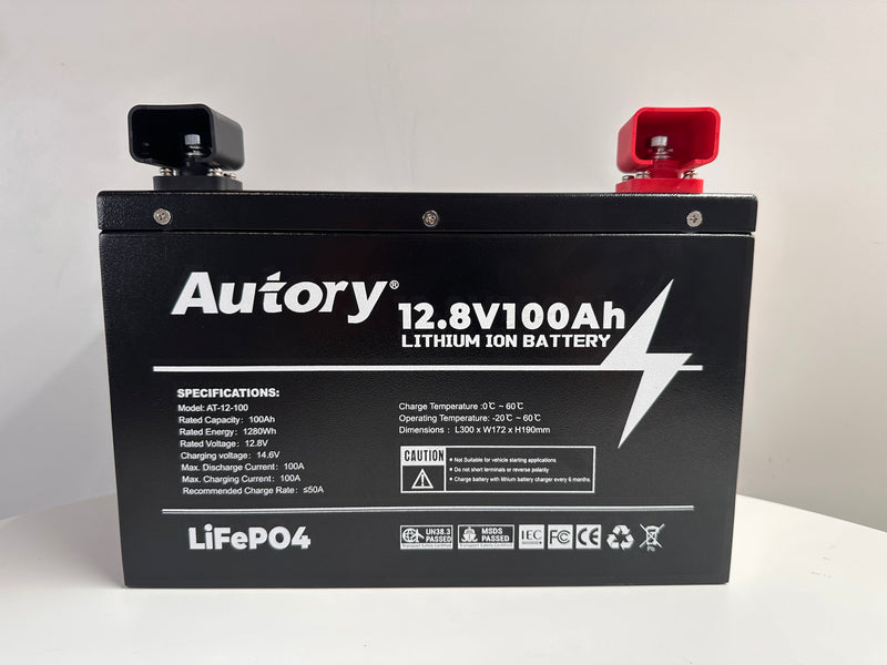 AUTORY 12.8V100Ah LifePo4 Battery