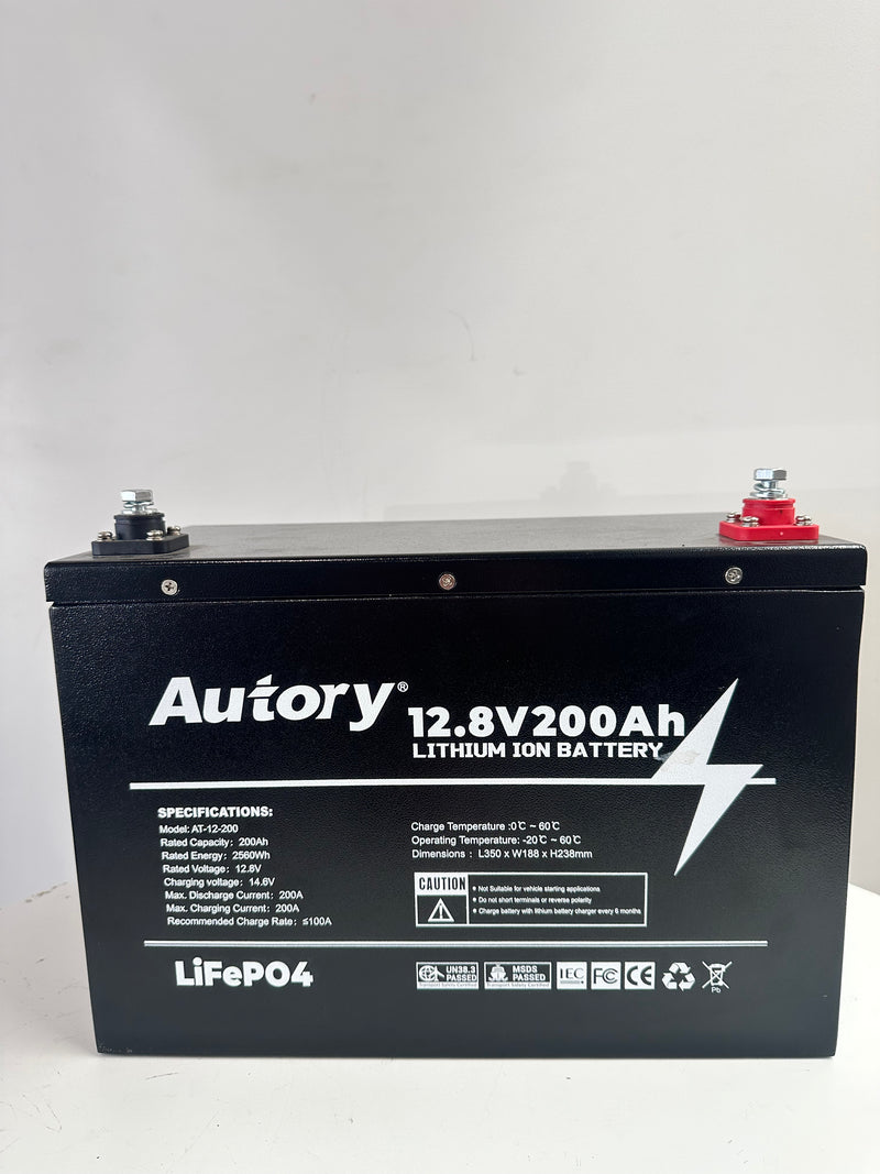 AUTORY 12.8V200Ah LifePo4 Battery