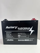 AUTORY 12.8V300Ah LifePo4 Battery ( all Metal casing )