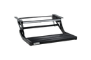 SJ RV Single Manual Drop Down Step with LED Light - 130mm Drop Down