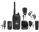 UNIDEN XTRAK 50 Pro (5 Watt Waterproof Smart UHF Handheld Radio with Large OLED Display, Location Sharing with Instant Replay Function)