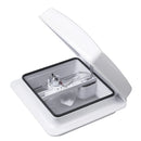 Motorhome shower hatch 320mm 12V with fan and LED lights
