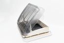 Caravan motorhome rv roof hatch skylight 400x400 with blind and led light