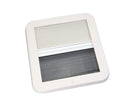 Caravan motorhome rv roof hatch skylight 400x400 with blind and led light