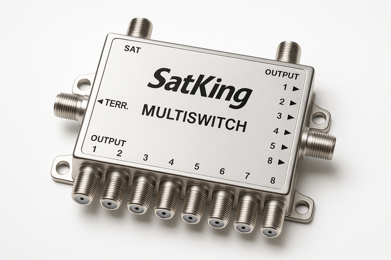 Satking Multiswitch 2 inputs and 8 outputs