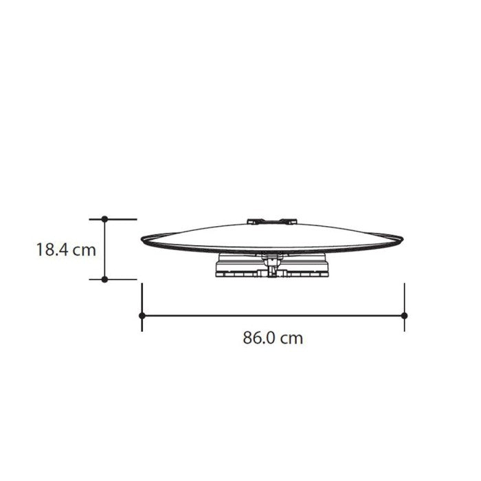 Sphere Astrolink Satellite System (AU Model) - 85cm Dish, Twin LNB & GPS