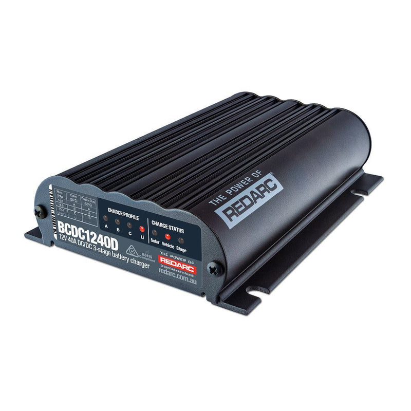 RedArc BCDC1240D 40A Dual Input Battery Charger