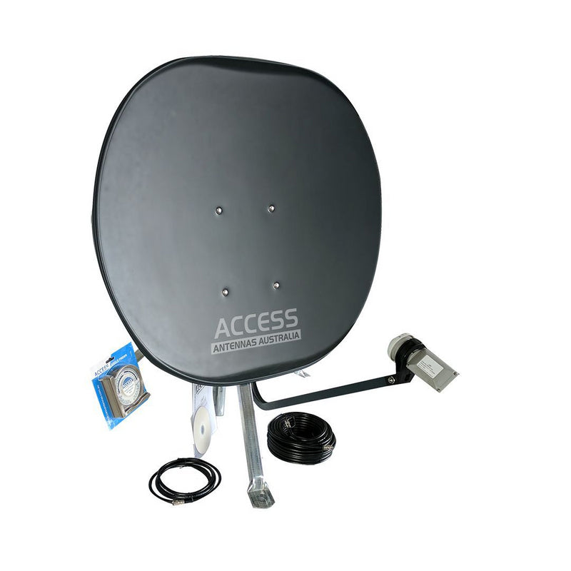 Access2QLD - Deluxe Portable Satellite Dish Kit - No Receiver