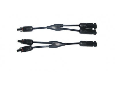 2 x MC4 Y Branch to suit Solar PV Connector Pair Male Female