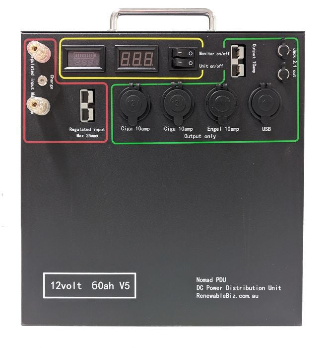 Nomad 60AH Lithium Power Distribution Unit