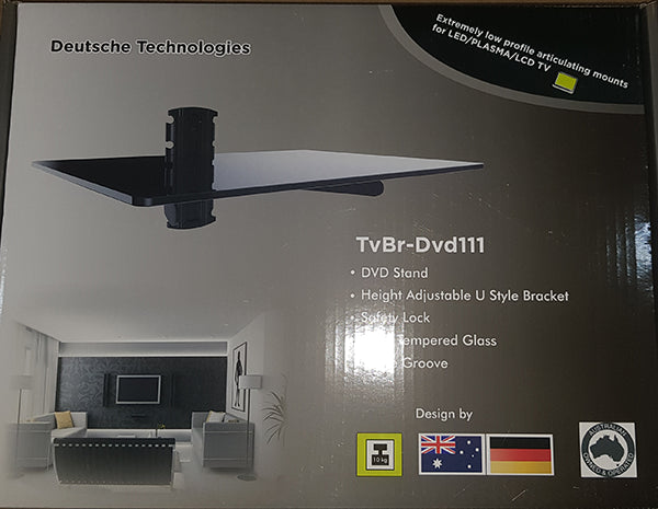 TvBr-Dvd111 Deutsche Technologies DVD-TV wall stand