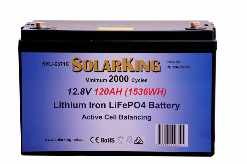 Solarking 120AH Lithium Iron LiFePO4 Battery