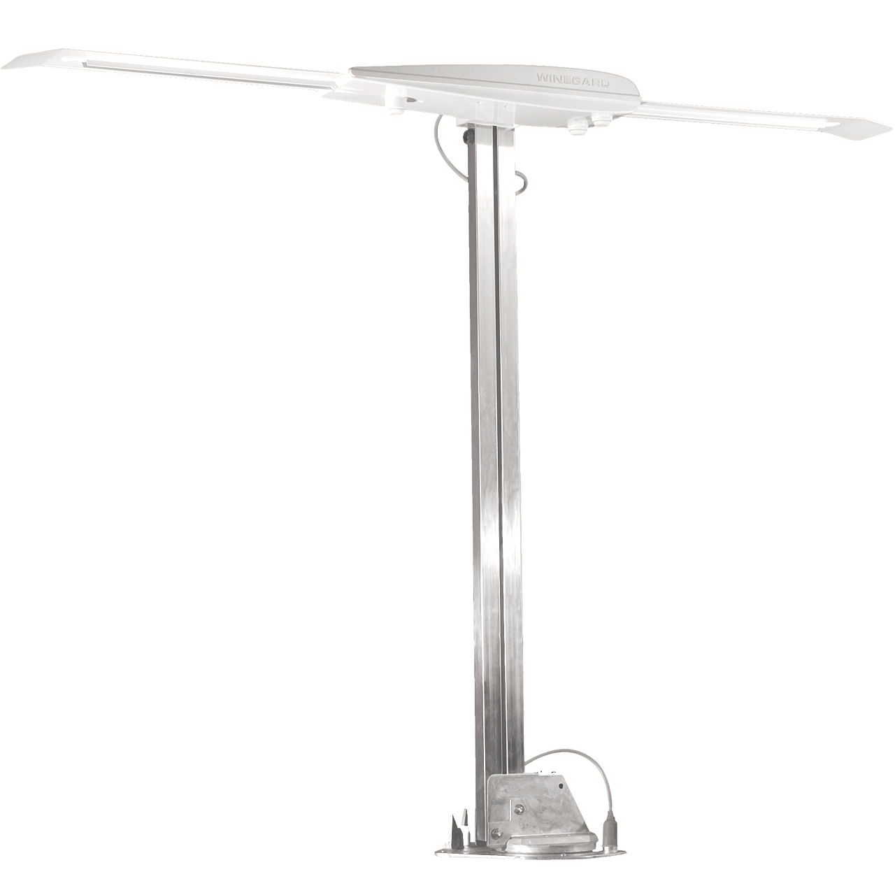Winegard Sensar III - RV 3095 Wind Up RV TV Antenna - Batwing Kit
