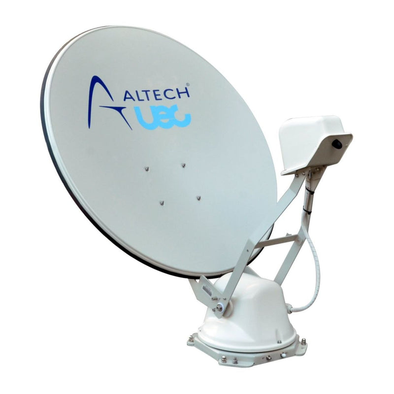 Altech UEC Halo 60cm Automatic Caravan Satellite Dish Bundle Deal incl. STB