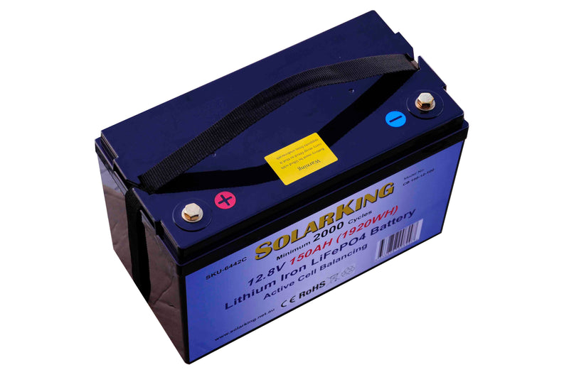 150AH Lithium LiFe PO4 SolarKing Battery - CB-150-12-100