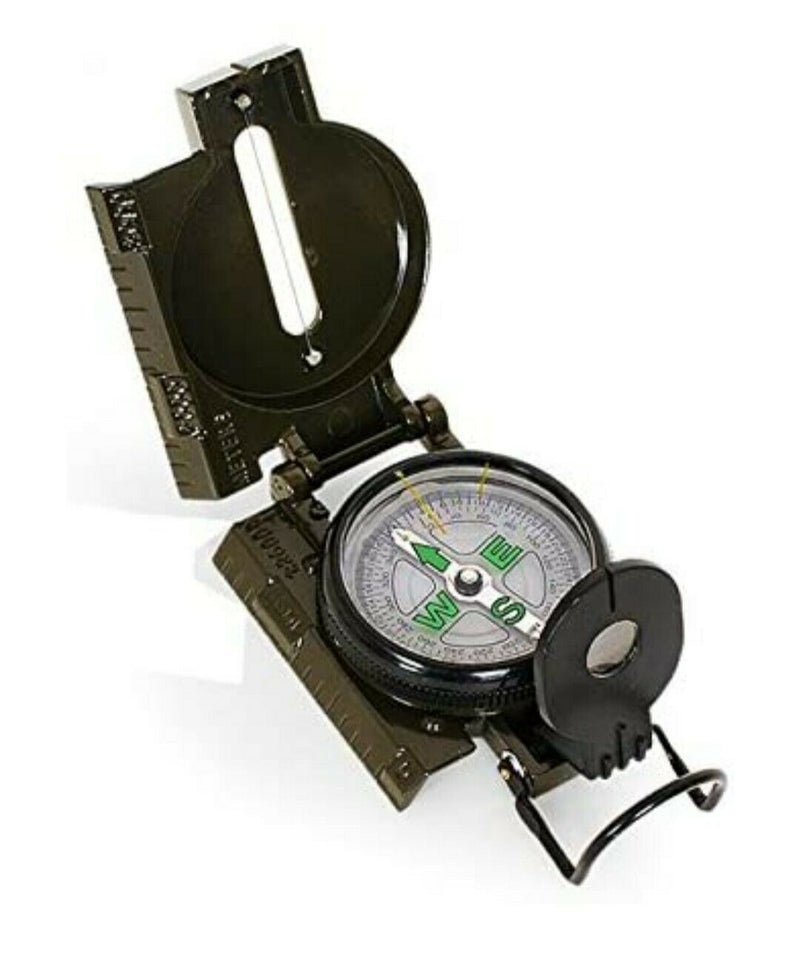 Military style hand held compass